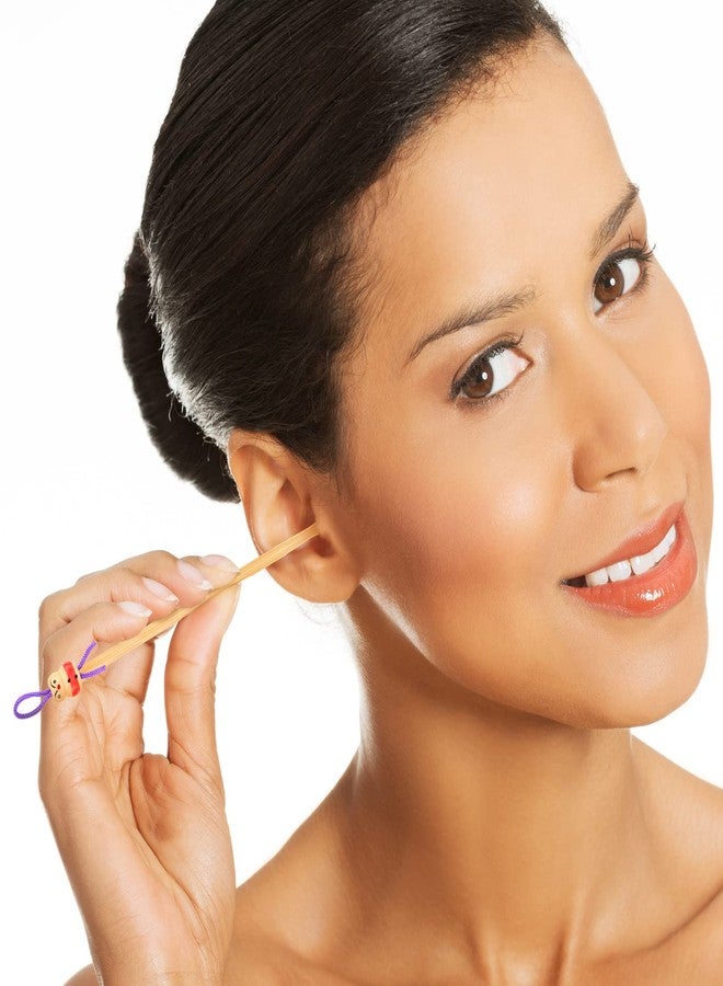 Threlaco مجموعة أدوات تنظيف الأذن من الخيزران من ثريلاكو، 8 قطع، ملعقة تنظيف الأذن، دمية لطيفة، ريشة أوزة، أداة خشبية، مكشطة صينية، مزيل شمع، أداة تنظيف للبالغين (تصميم لطيف، 105 مم، 135 مم) - Image 5